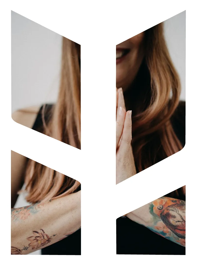 Künstlerisches Logo-Portrait von Seelenbalm – innere Kraft, Dankbarkeit und Herzensverbindung